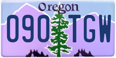 OR license plate 090TGW