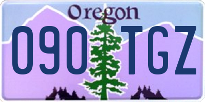 OR license plate 090TGZ