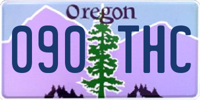 OR license plate 090THC