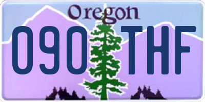 OR license plate 090THF