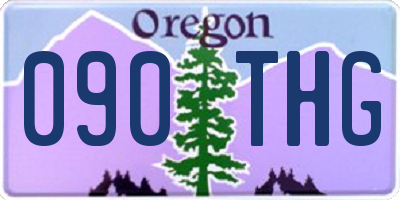 OR license plate 090THG