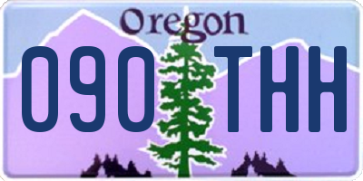 OR license plate 090THH