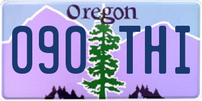 OR license plate 090THI