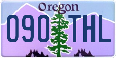 OR license plate 090THL