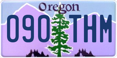OR license plate 090THM