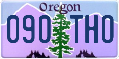OR license plate 090THO