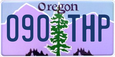OR license plate 090THP