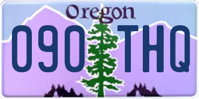 OR license plate 090THQ