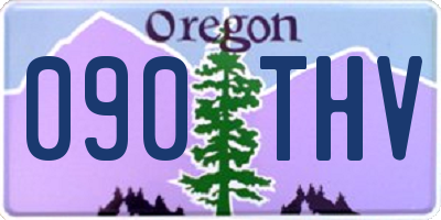 OR license plate 090THV