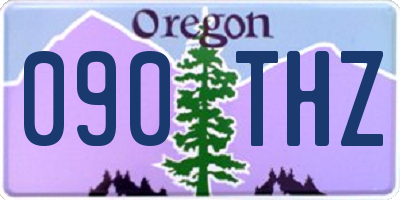 OR license plate 090THZ