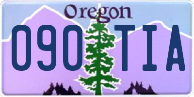 OR license plate 090TIA