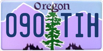 OR license plate 090TIH