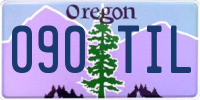 OR license plate 090TIL