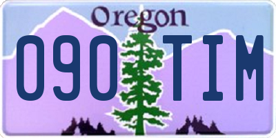 OR license plate 090TIM