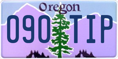 OR license plate 090TIP
