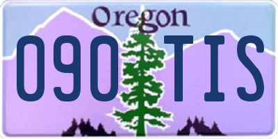 OR license plate 090TIS