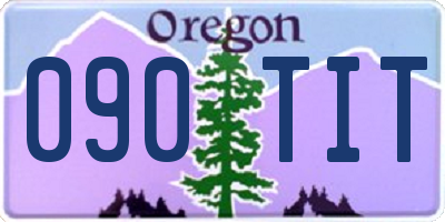OR license plate 090TIT