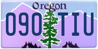 OR license plate 090TIU