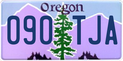 OR license plate 090TJA