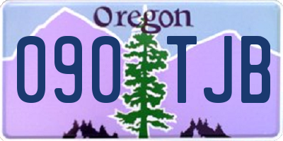 OR license plate 090TJB