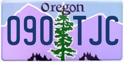 OR license plate 090TJC