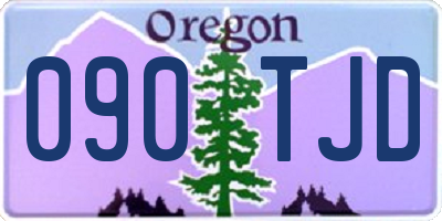 OR license plate 090TJD