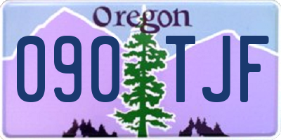 OR license plate 090TJF