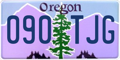 OR license plate 090TJG