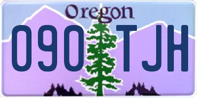 OR license plate 090TJH