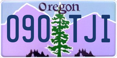 OR license plate 090TJI