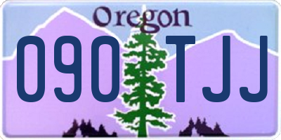 OR license plate 090TJJ
