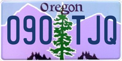OR license plate 090TJQ