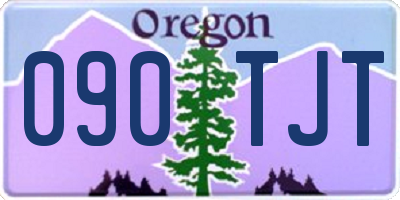 OR license plate 090TJT