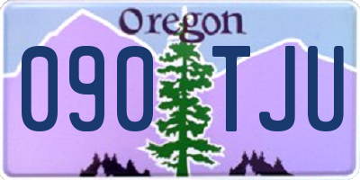 OR license plate 090TJU