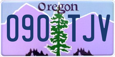 OR license plate 090TJV