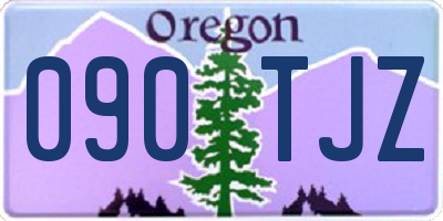 OR license plate 090TJZ