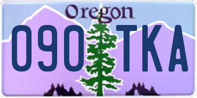 OR license plate 090TKA