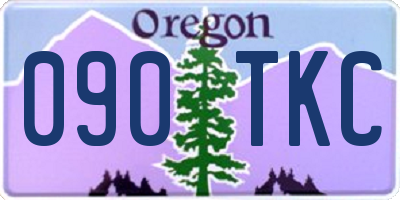 OR license plate 090TKC