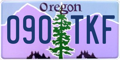 OR license plate 090TKF