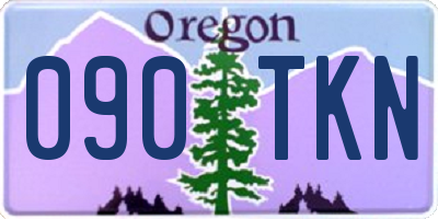 OR license plate 090TKN