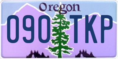 OR license plate 090TKP