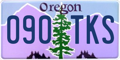 OR license plate 090TKS