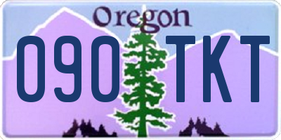 OR license plate 090TKT