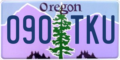 OR license plate 090TKU
