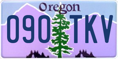 OR license plate 090TKV