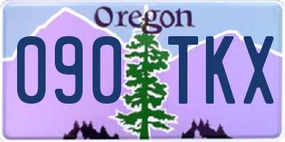 OR license plate 090TKX