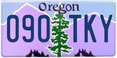 OR license plate 090TKY