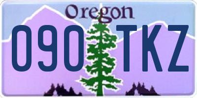 OR license plate 090TKZ