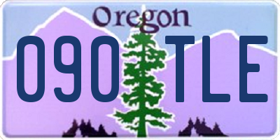 OR license plate 090TLE