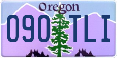 OR license plate 090TLI